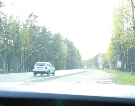 Секс в БМВ Калининградской сборки с Московской конфеткой